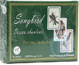 Набор игральных карт Piatnik "Поющие птицы", 2 колоды 